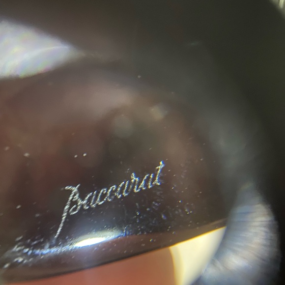 Baccarat Open Ended Black Cord Necklace With Obsidian Heart Pendant - Picture 4 of 5